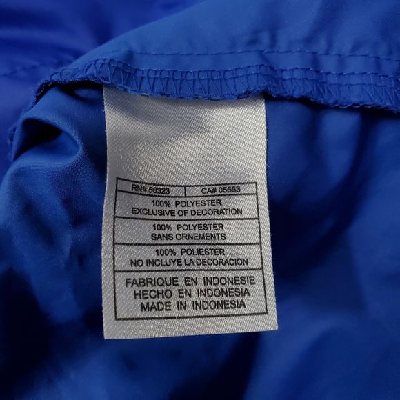 Nike Storm Fit Rain Jacket Brazilia Windbreaker Men's Large Royal Blue - Picture 14 of 16